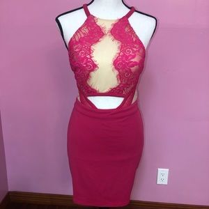 Pink Cocktail Dress